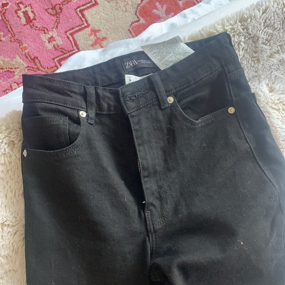 Zara Split Leg Flare Jeans